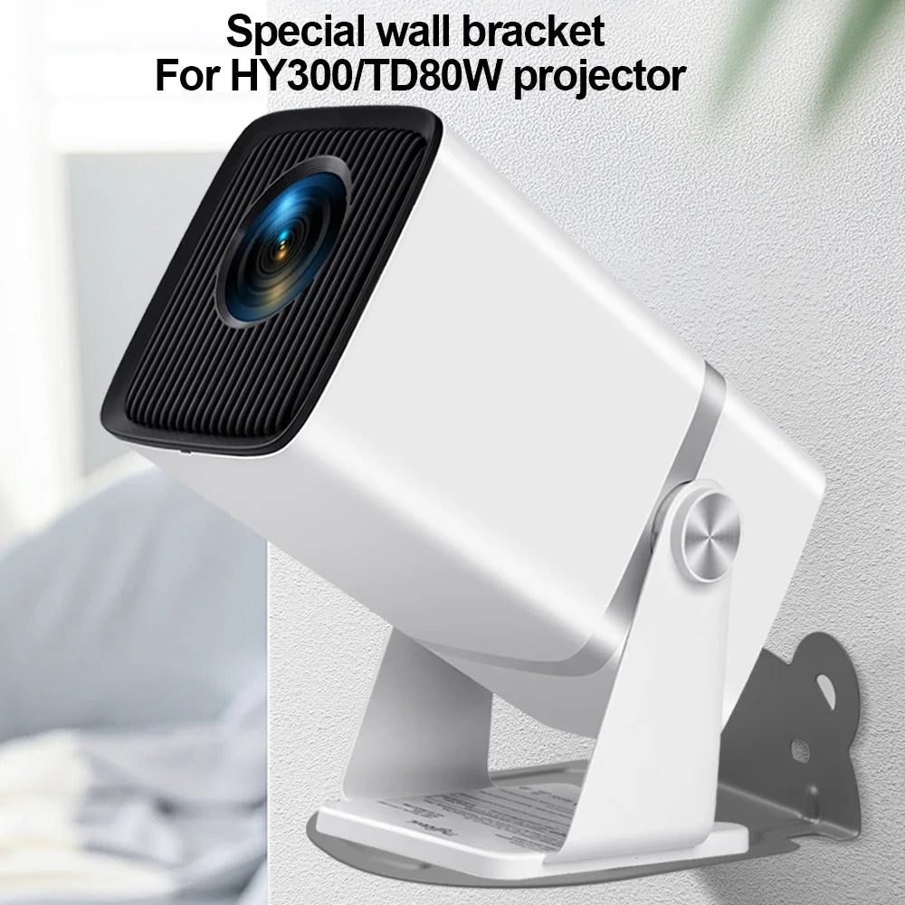 Multipurpose Beam Projector Stand Wall Mount Projector Stand Metal Bracket Compatible with HY300 TD80W projector