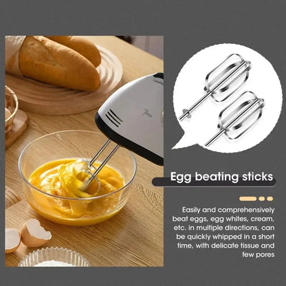 Handheld 7-Speed Automatic Electric Mixer for Baking Multi-Functional Food Egg Cream Cake Dough Mixing Home Kitchen Use