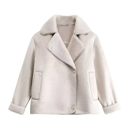 Jackets Women Coats Turn Down Collar Warm Thick Coat Maxi Casual Jacket Elegant Y2k Tops Parka Autumn Spring Streetwear