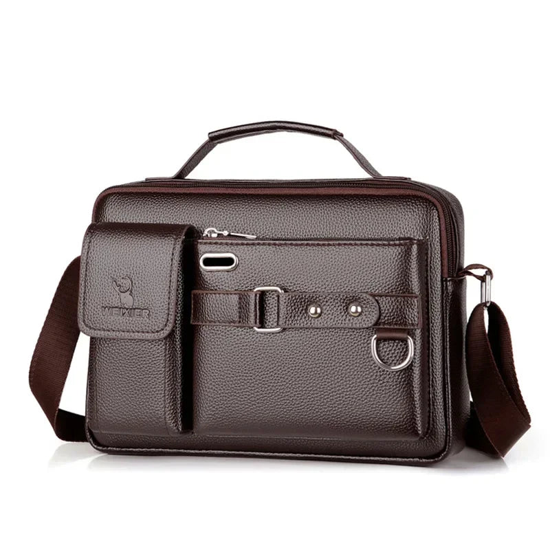 Suitcase Bag Men Leather Women's Briefcase Bag Men's Executive Briefcase in Legitimate Leather Designer Luxury Bags Handbag