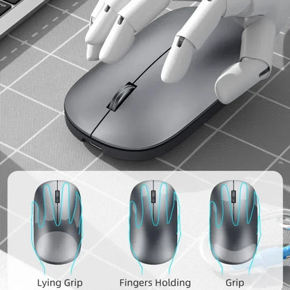 Lenovo Wireless Mouse Type-C Charging Portable Office Silent Click Ergonomic Universal Laptop Lightweight Office Game No-Noise