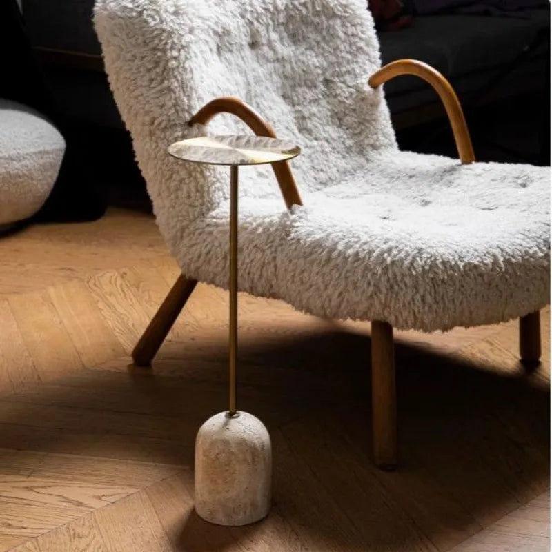 Modern Side Table Stainless Steel Art Sofa Tables Multifunctional Bedroom Side Table Creative Relaxing Living Room Furniture