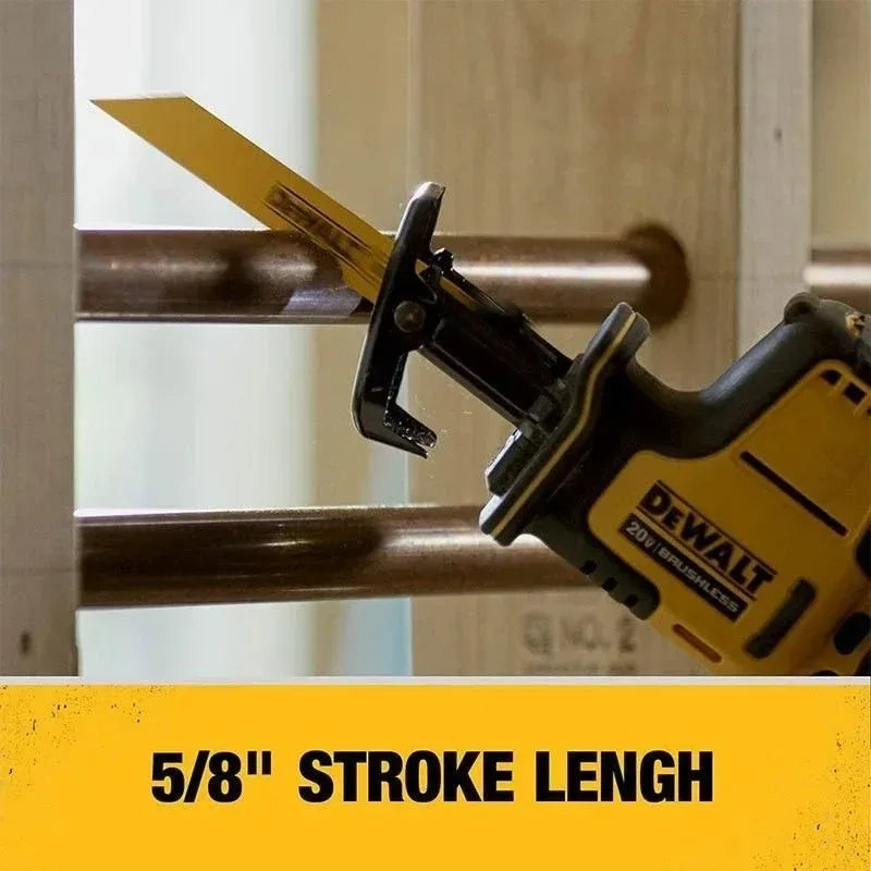 DEWALT 18V DCS369 MAX* Reciprocating Saw,One-Handed,Cordless,The Multi - Tasking Powerhouse for Swift Wood,Metal & Pipe Cutting”