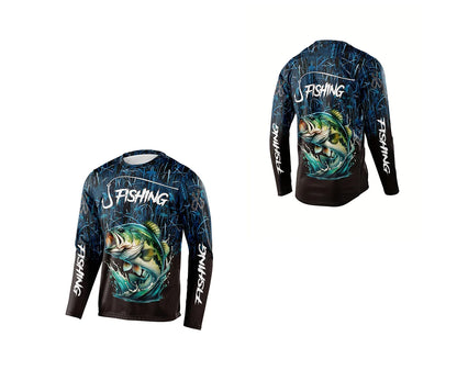 3D Men's Ocean Pattern Print Long-Sleeved Shirts Quick-Drying Sweat-Wicking Fishing Hiking And Sports Leisure Protective Shirts