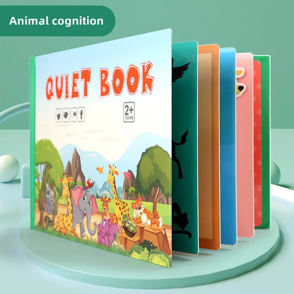 Quiet Book Magic Sticker Toy Baby Educational Montessori Early Education Children Enlightenment Cognitive Material Package