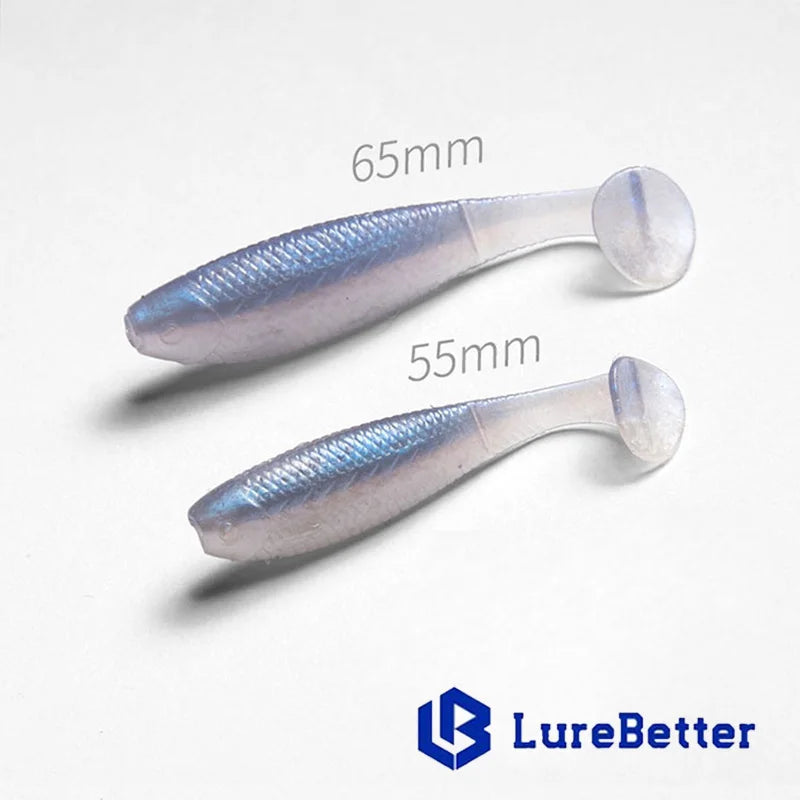 55/65mm Floating 12pcs/pack Soft Lure Artificial Castfish Bait Tackle Fishing Bait For Freshwater Seawater