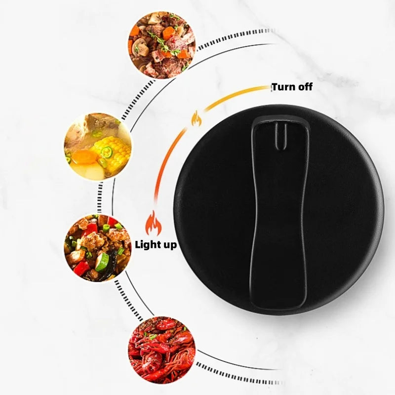 Portable Cartridge Stove for Camping Outdoor Barbecuing Home Cooking and Gatherings Lightweight Multi-functional Stove