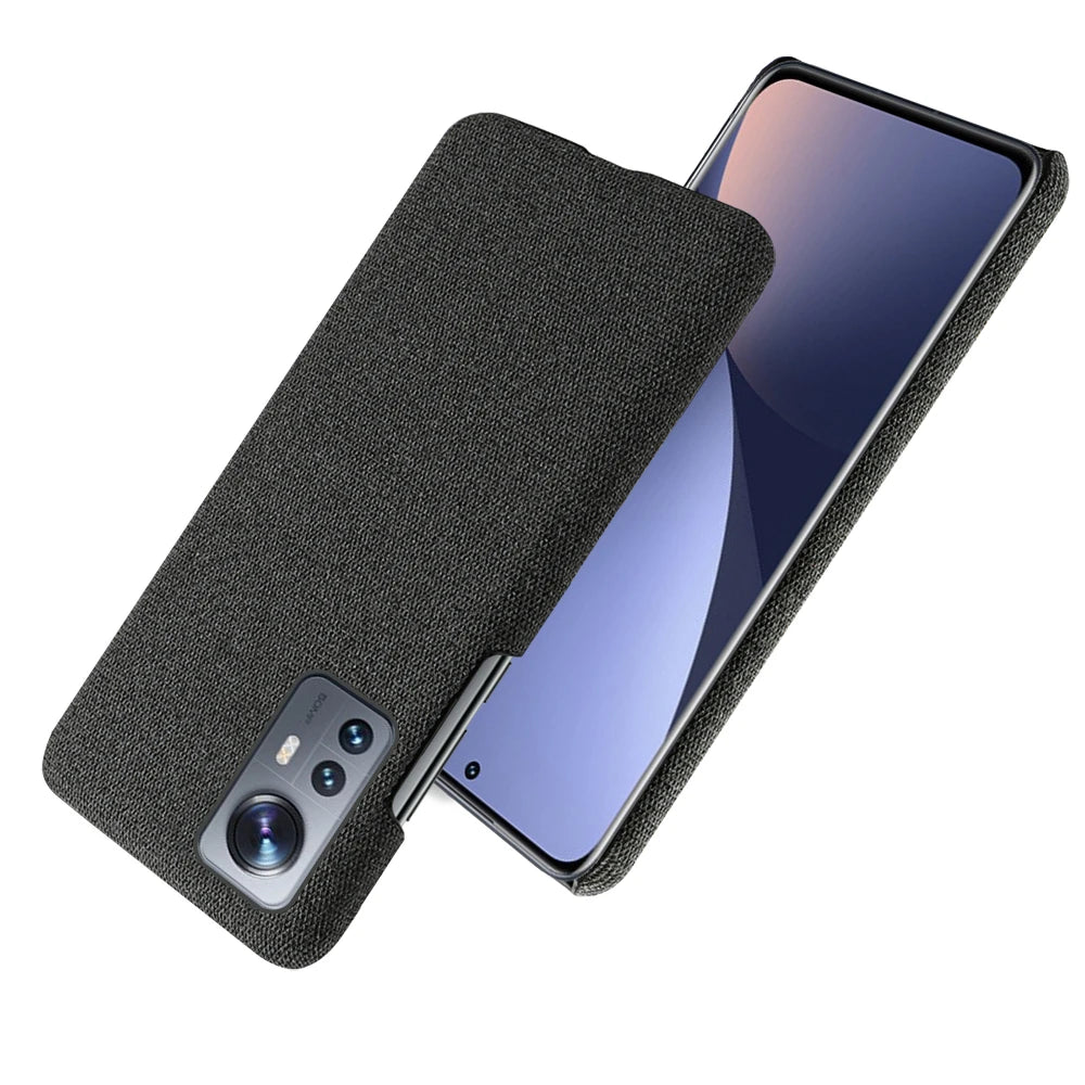 Cloth Case For Xiaomi 12 Pro For Xiaomi 12 Pro Civi Mi 11 10 9 8 Pro Luxury Cloth Texture Case For Mi Max 2 3 Mix 2 2S 3 4 coque