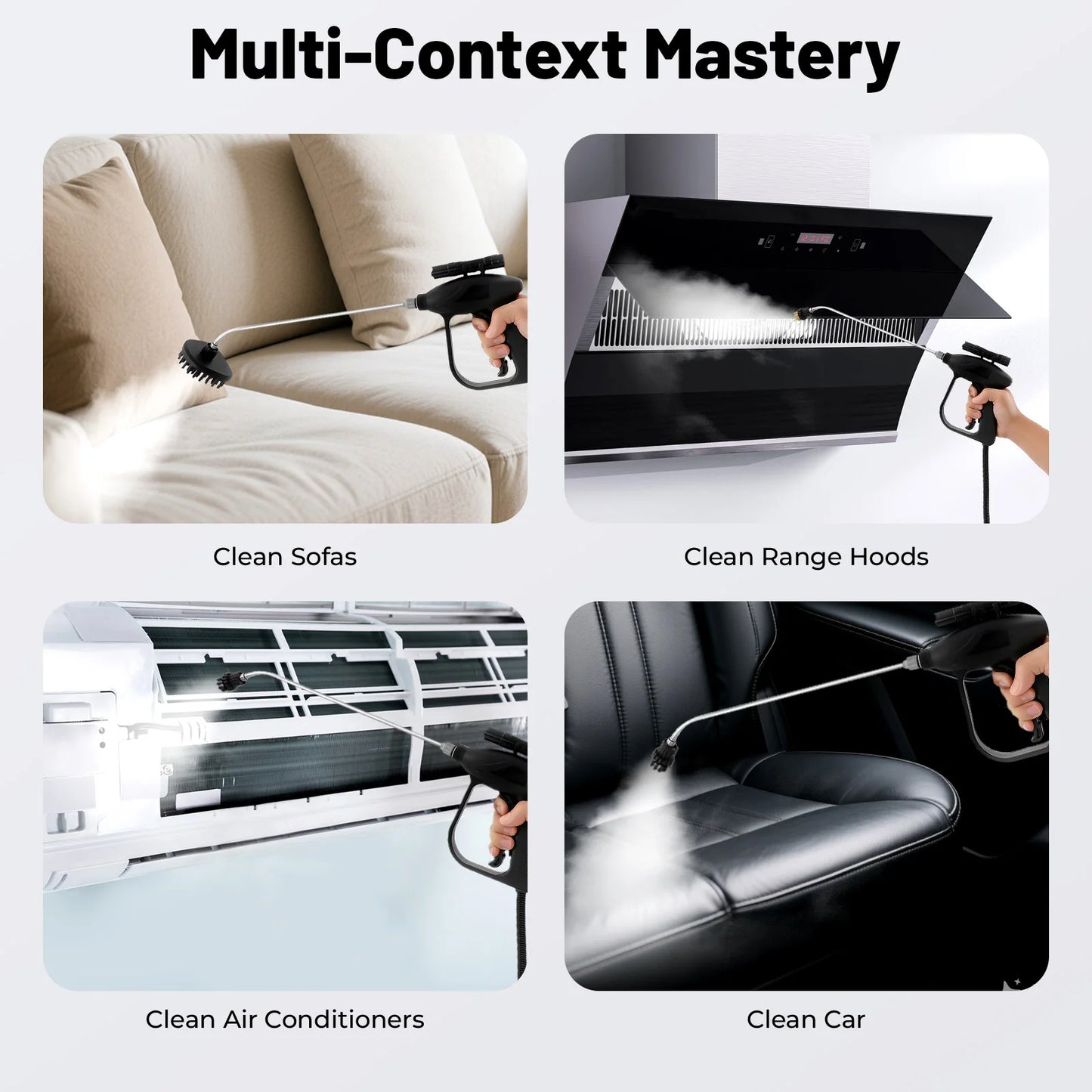 3000W Portable steam cleaner Wet & Dry 3-5bar High Pressure Steam Cleaner Air Conditioner Kitchen Hood Car Cleaning Machine