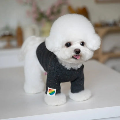 Love Pet Dog Clothes  Winter Fashion Knitted Warm Inner Pet Base Clothes Dog Two Legged T-Skirt Puppy Clothing for Small Dogs