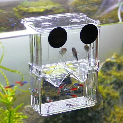 Multifu Fish Aquarium High Clear Breeding Isolation Box Pet Supplies Breeder Tank Double Guppies Hatching Incubator Pet Products