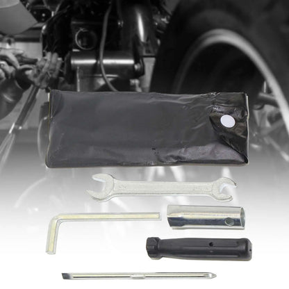5Pcs Motorcycle Repair Tool Kit Maintenance Tool with Organizer Bag Sleeves Set Universal Motorcycle Kit for Electric Bikes