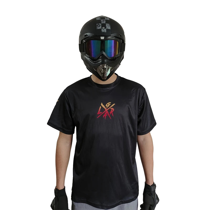2024 Motocross Enduro lrga jersey, DH downhill mountain biking jersey, men's mtb cycling short-sleeved jersey