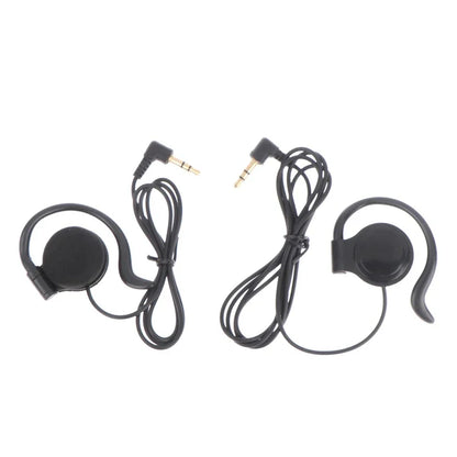 3.5mm One Ear Earphone Single Side Earbud Headphone for Wireless Tour Guide System Receiver Laptop MP3/4 Tablet PC Skype