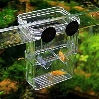 Multifu Fish Aquarium High Clear Breeding Isolation Box Pet Supplies Breeder Tank Double Guppies Hatching Incubator Pet Products