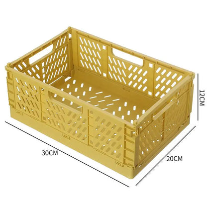 Foldable Storage Basket Wardrobe Organizer Box Kitchen Bathroom Accessories Gadgets For Clothes Toy Spices Condiments Vegetables