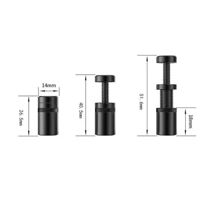 UPSIREN all-aluminum telescopic chassis graphics card bracket, anti-bending/anti-weight bracket (bottom magnetic suction)
