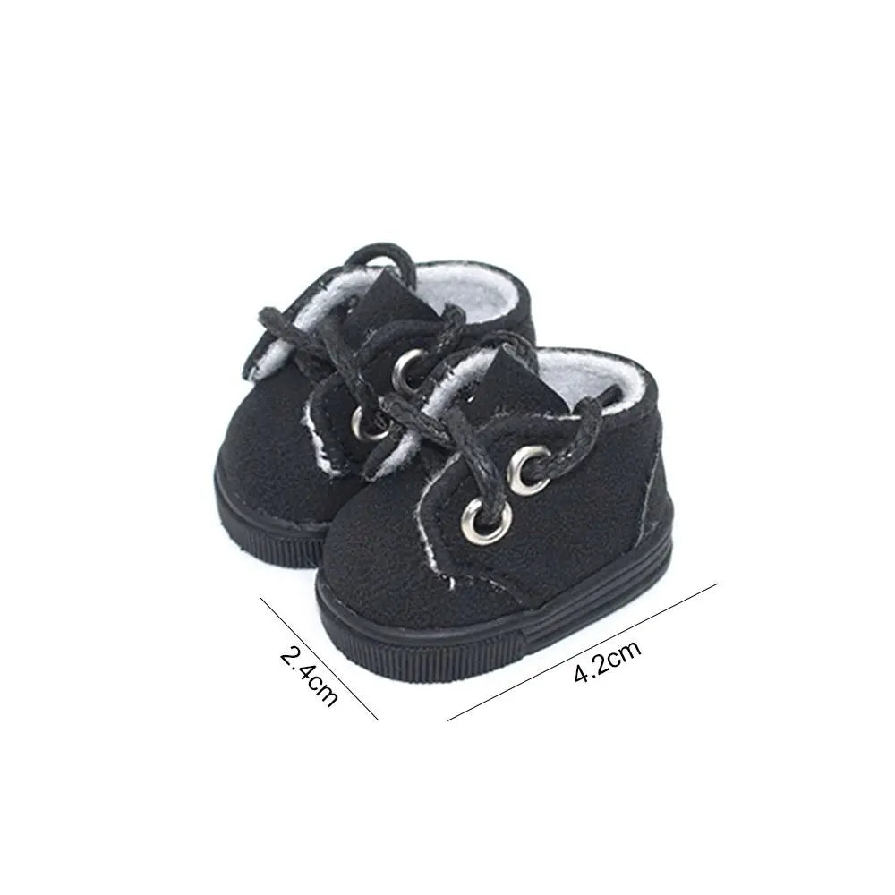 Dollhouse Accessories Doll Change Doll Shoes 15cm Cotton Doll Low Bond Leather Shoes 30cm Articulated Doll