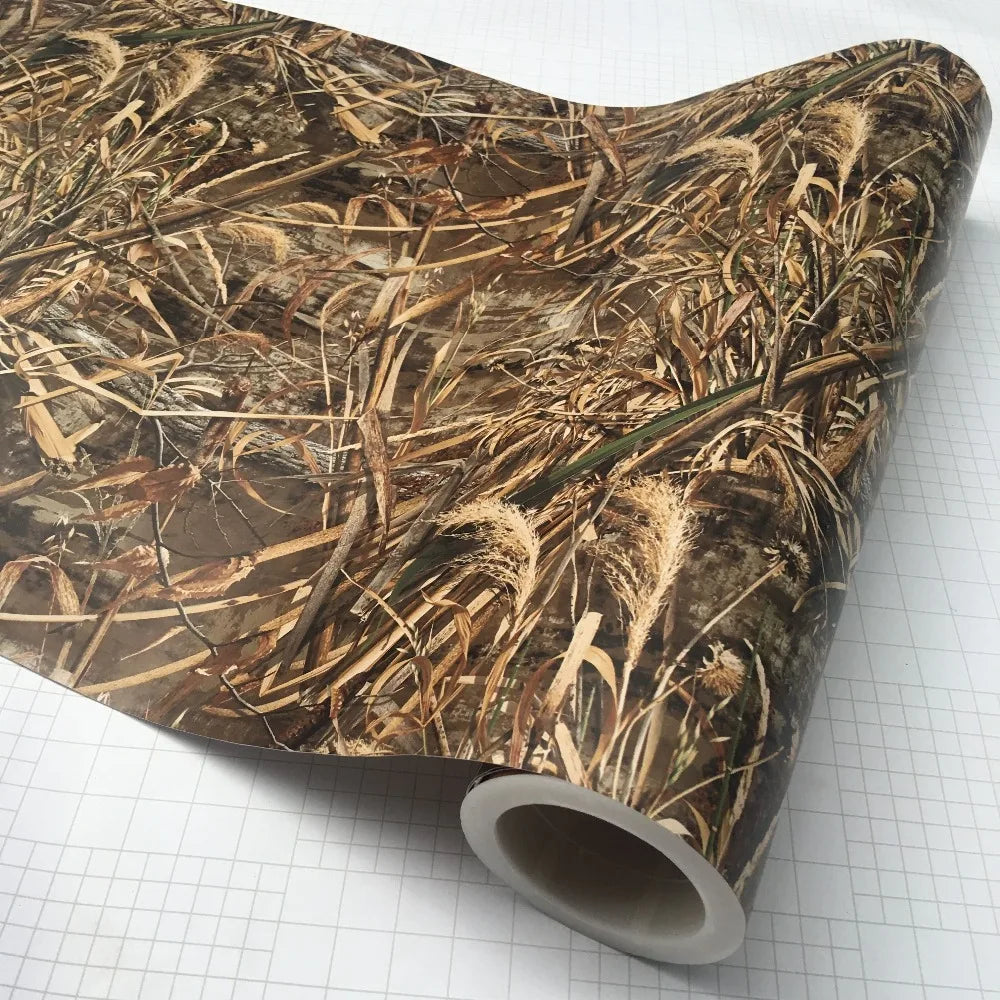 Shadow Grass Realtree Camouflage Vinyl Film Wrap With Air Bubble Free Car Styling Adhesive Sticker Car Motorbike Decal Wrapping