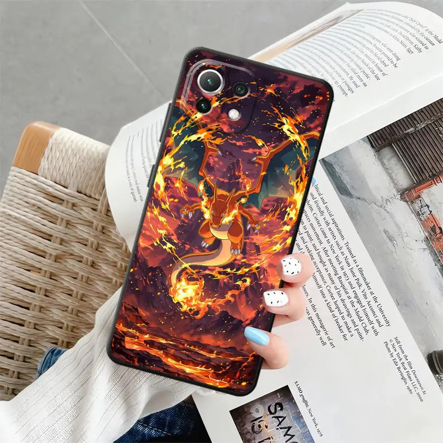 Funda Phone Cover Case for Xiaomi Mi 11T 12T Pro 15 Pro 12X 13 Lite 12 14 10T 11 Cool Pokemon Pikachu