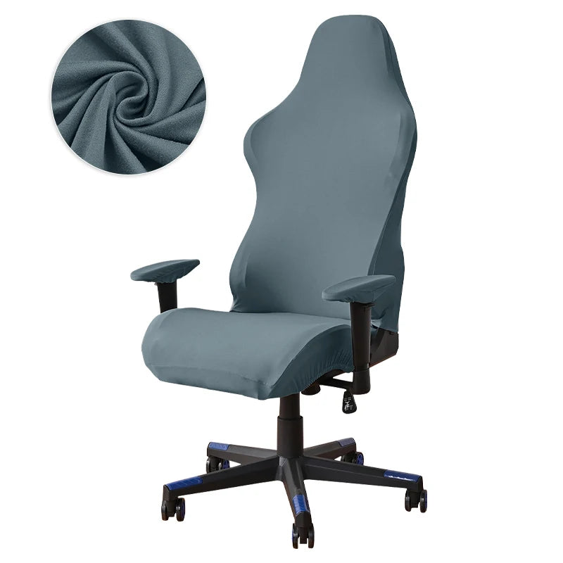 Simple Home Gaming Chair Cover Universal Computer Game Competitive Chair Seat Backrest Armrest Elastic Swivel Chair Covers Home