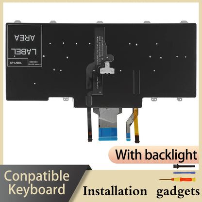 for DELL Latitude E5450 E5470 E5480 E7450 E7470 5480 5490 5488 7480 7490 5491 5495 Backlight Keyboard US DE ES FR LA PT UK