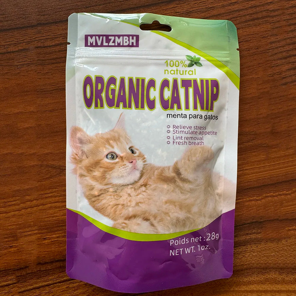 Organic 100% Natural High Quality Catnip Cattle Grass Mint Taste Funny Cat Toy New Cat Toy Interactive Cat Toys Pet Supplies