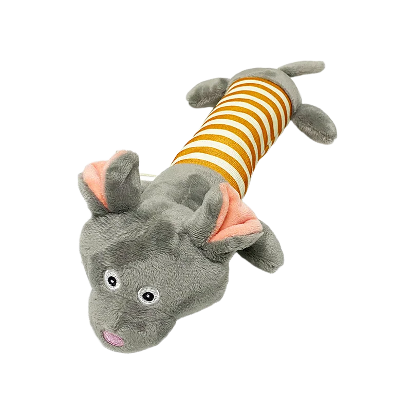 Dog Squeaker Toys for Boredom, Teeth Grinding Teeth Cleaning Stuffed Plush Toys for Small Medium Breed Dog Pet Supplies