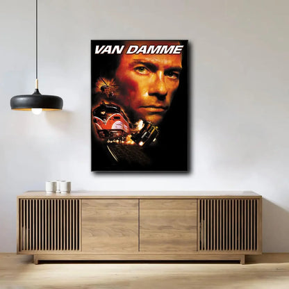 Van Damme Poster Canvas Painting Wall Art for Picture Coffee House Bar Living Room Bedroom Restaurant Home Wall Decor
