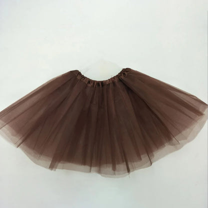 Women Vintage Tulle Skirt Short Tutu Mini Skirts Adult Fancy Ballet Dancewear Party Costume Ball Gown Mini skirt Summer  Hot
