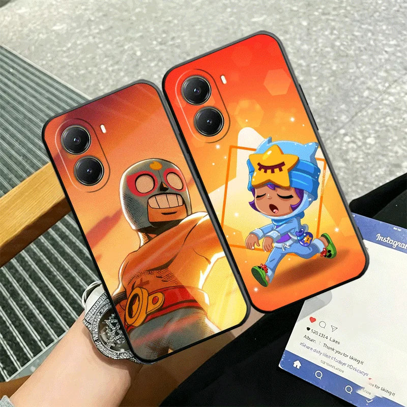 Cartoon Game Stars Soft Phone Case for Xiaomi Poco X7 X8 Pro Max X5 X6 X3 F8 F7 Ultra M8 M7 M6 M5 Redmi 15 15C 14C 13C 12C Shell