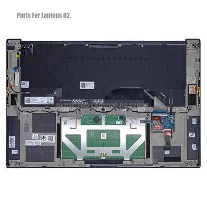 D+05Y9T0 070KPW Laptop Top Case Upper Palmrest Case W/ Backlit Keyboard Touchpad Antenna for Dell XPS 15 9510 9500
