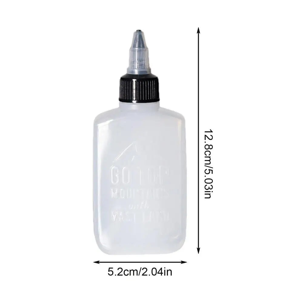 Oil Dispenser 100ML Small Camping Oil Bottle Dispenser With Twist Top Portable Leak-Proof Dispensing Bottles For Outdoor BBQ ﻿
