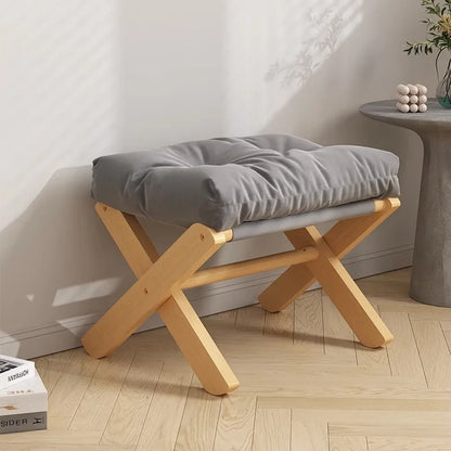 Small Footstool Portable Desk Rest Foot Ottoman Footstool Portable Footrests Foot Stool chair Leg Rest High Padded Vanity Chair