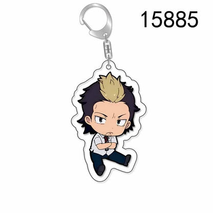 Anime Blue Exorcist -The Blue Night Saga- Okumura Rin Shiemi Moriyama Cosplay Costume Keychain Acrylic Key Chain Pendant Keyring
