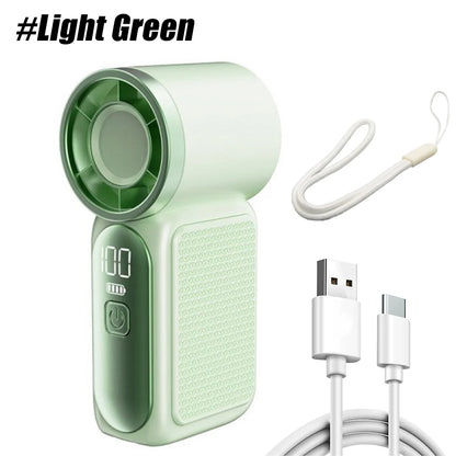 Portable Fan Convenient Creative Mini Fan Pocket Hand-held Fans Lightweight Suitable for Travel Camping Outdoors Air Coolers New