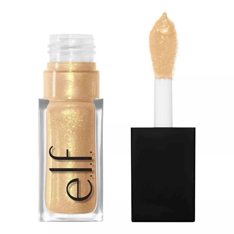ELF Shimmer Highlight Lip Honey Oil Moisturizes Nourishes Plump Lips and Reduces Lip Lines，The Pre-makeup Gel Moisturizes Glaze