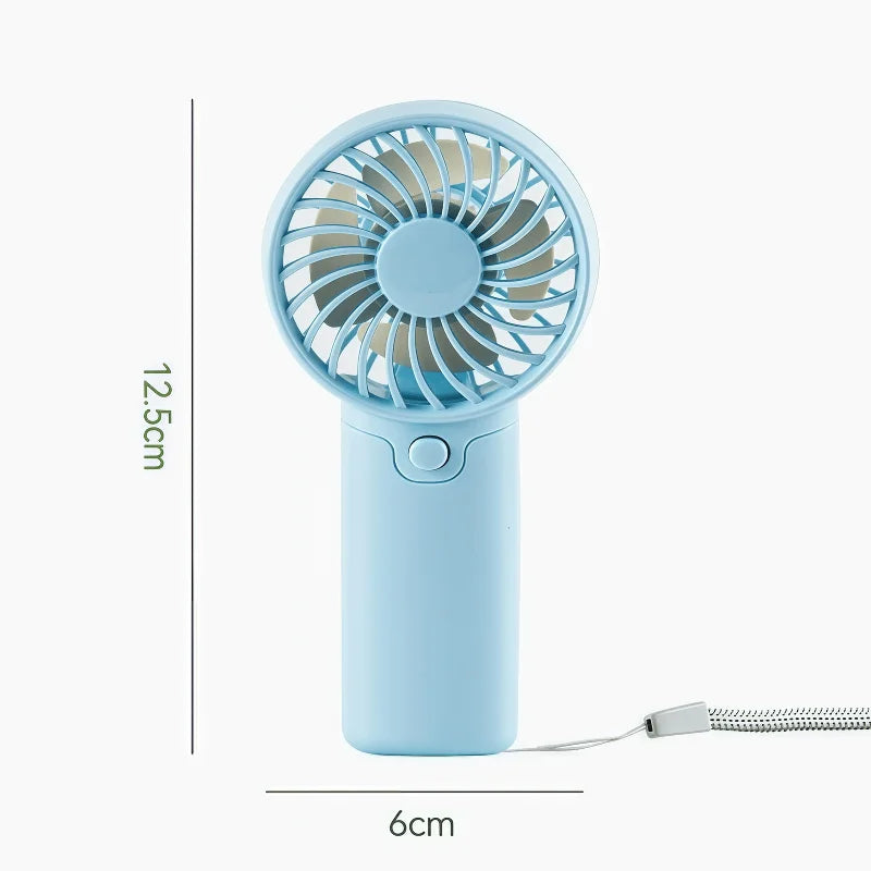 Portable Mini Handheld Fan, Pocket Size Lightweight AA Battery Powered Small Fan Creative Convenient Air Cooler For Home Outdoor