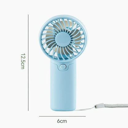 Portable Mini Handheld Fan, Pocket Size Lightweight AA Battery Powered Small Fan Creative Convenient Air Cooler For Home Outdoor