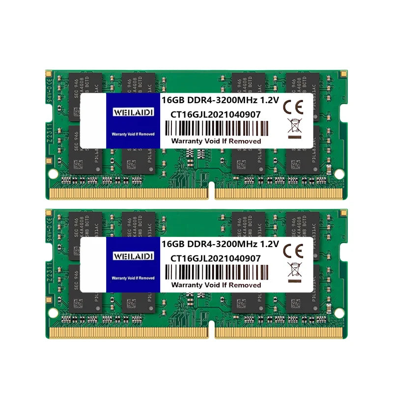 Memoria Ram ddr4 4GB 8GB 16GB 32GB 2400 2666MHz 3200 RAM for Laptop Notebook Memory RAM DDR4 1.2V Laptop RAM 260pin SO-DIMM Rams