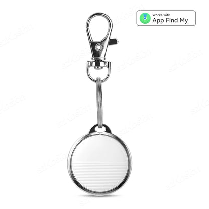 GPS-Tracker für iOS: Intelligenter, Bluetooth-kompatibler Mini-GPS-Locator für Brieftasche und Schlüssel – Anti-Verlust-Gerät, kompatibel mit der „Wo ist?“-App