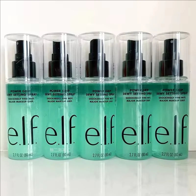 Fashion ELF Skincare Products Pre Makeup Gel Green Primer Exfoliate Clean Pores Makeup Setting Spray Liquid Foundation Makeup