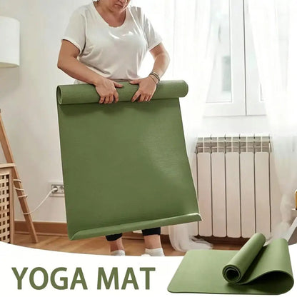 Yoga Pilates Mat 180x50cm Portable Non‑Slip Fitness Exercise Mat Balancing Mat Workout Pad For Home Gym Outdoor Sleeping Pad