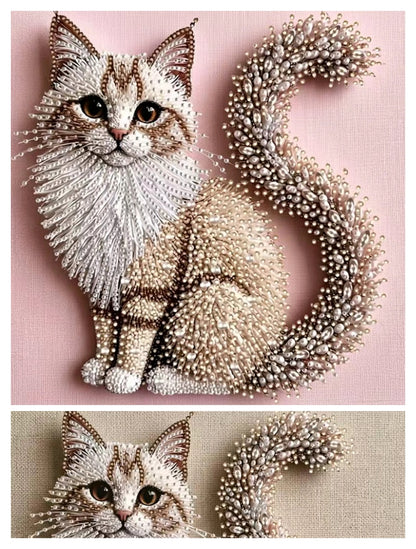 Cat three-dimensional decorative painting, suitable for wall decoration