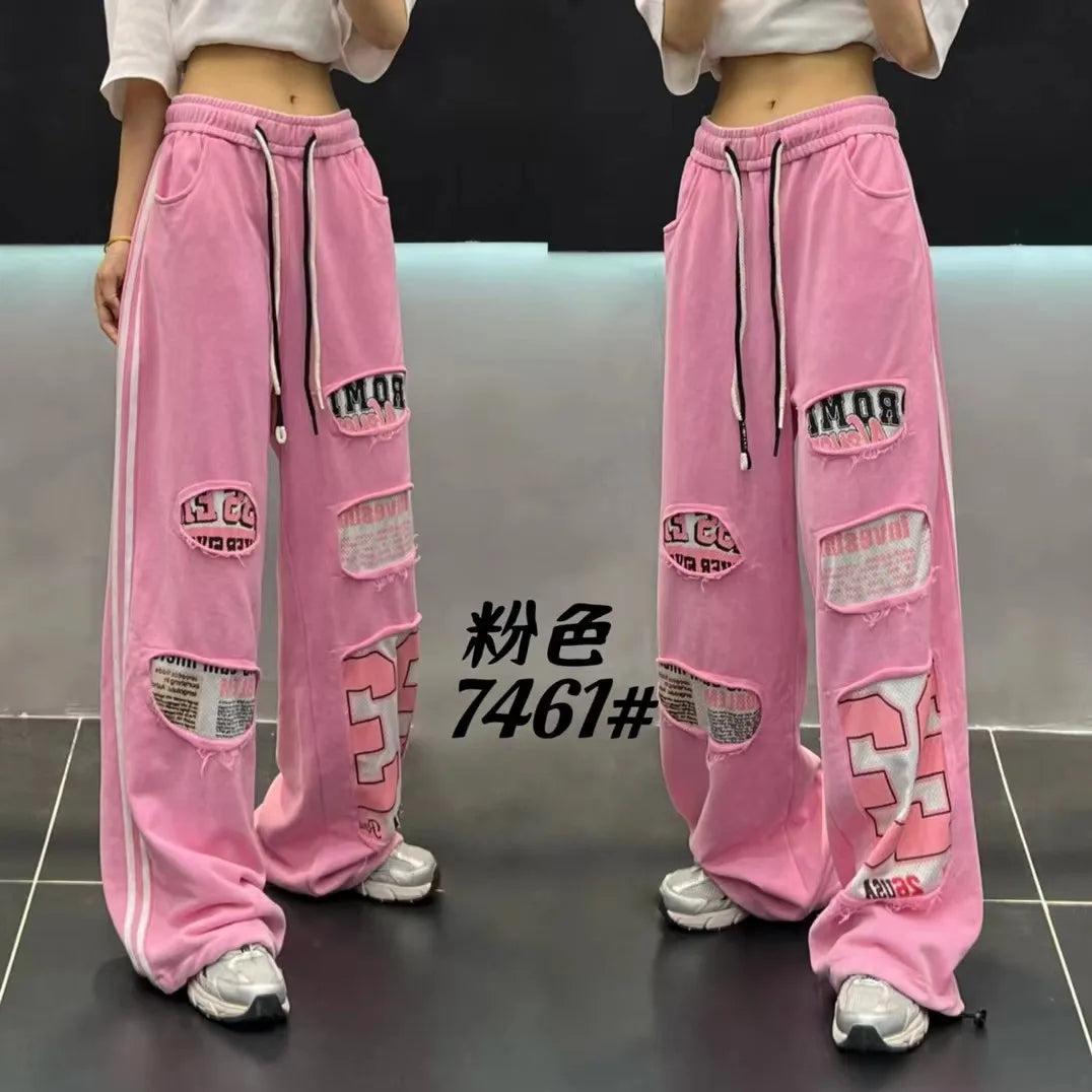 Original Design Sense Long Slacks 2025 Autumn New Fashionable Loose Casual Pants Ladies With Draped Straight Wide-Leg Trousers