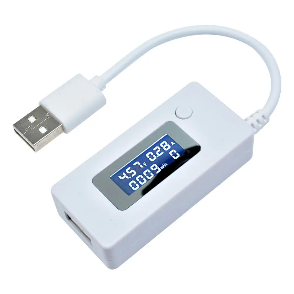 LCD USB Voltage/Amps Charging Capacity Meter Tester Multimeter Test Speed of Chargers Cables Capacity of Mobile Phone