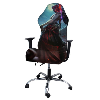 4pcs Gaming Chair Covers With Armrest Spandex Splicover Office Seat Cover For Computer Armchair Protector Cadeira Gamer