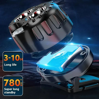 Outdoor Headlamp USB Rechargeable Work Flashlight Multifunctional Head Torch Mini LED Headlight for Camping Fishing Hiking