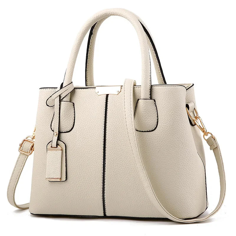 New luxury women's leather bag, well-known designer brand handbag, women's handbag wallet, fashionable shoulder bag