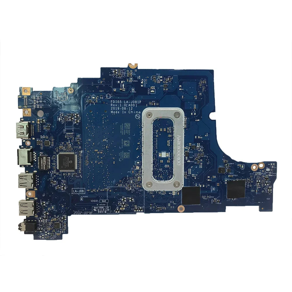 Laptop Motherboard For Dell Inspiron FDI55 LA-J081P with 3501 3493 3593 CPU：i3-1005G1 I5-1035G1 W20W5 62DM7 CY